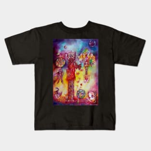 GARDEN OF THE LOST SHADOWS ,FAIRIES AND BUTTERFLIES Kids T-Shirt